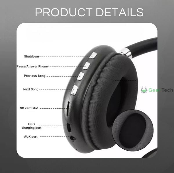 BowLift | PRO Wireless Headphones | Crystal Clear Sound, Ultimate Comfort & Up to 40 Hours Battery Life for Home and On the Go