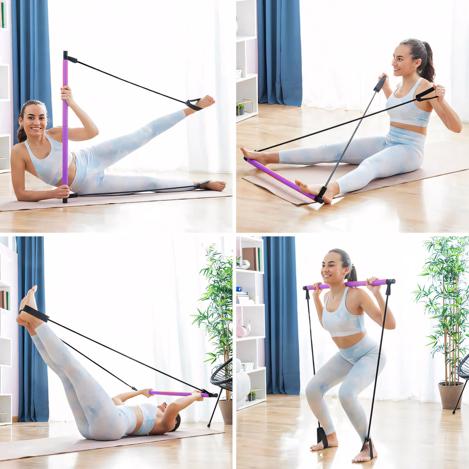 BowLift | Body shaper FlexiBar – Pilates Resistance bar for Home fitness