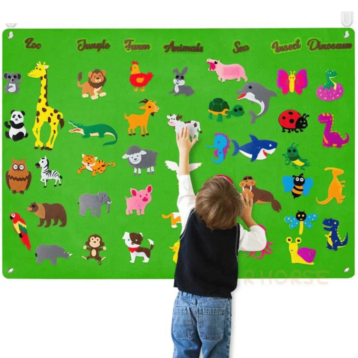 BowLift | ANIMAL FELT BOARD – Felt board for creative & screen-free learning from 3 years old