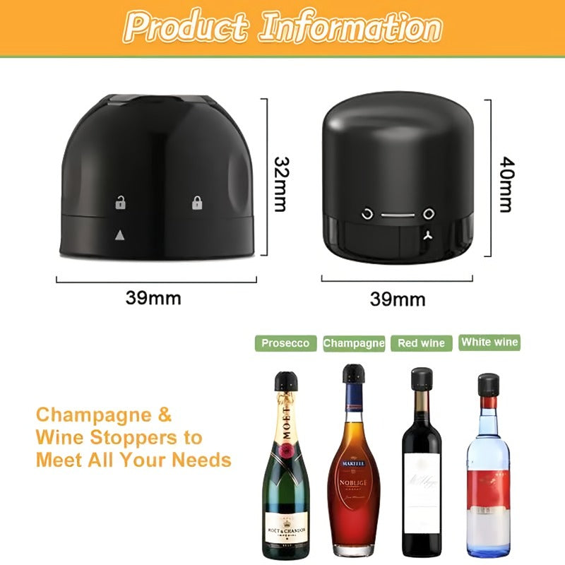 BowLift | Vacuum Red Wine Bottle Stopper