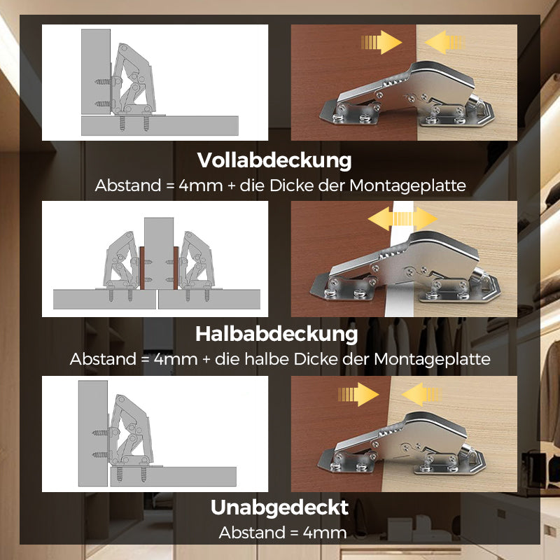 BowLift | EasyHinge Seamless Cabinet Function