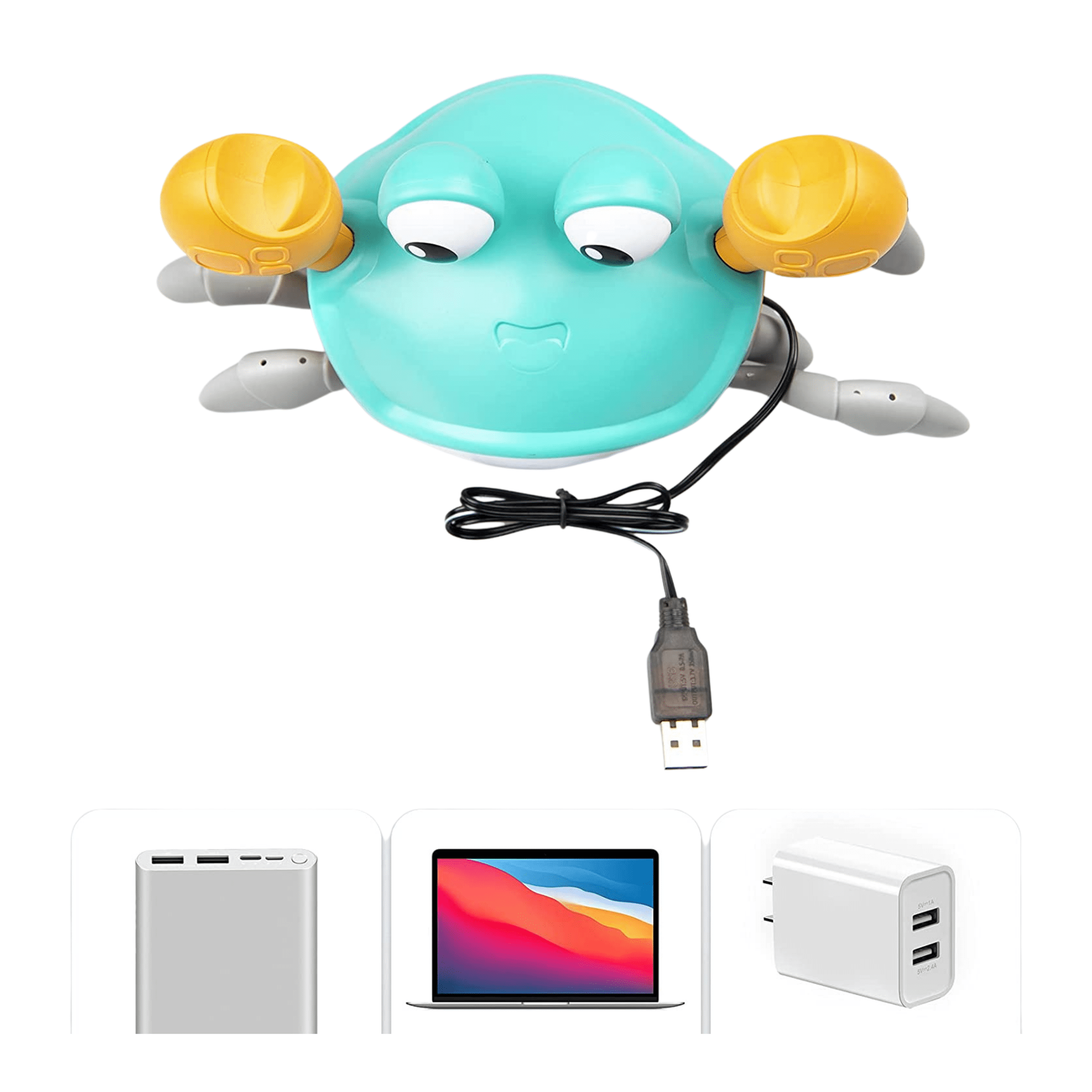 BowLift | Colorful crab motivating children to move and explore the world