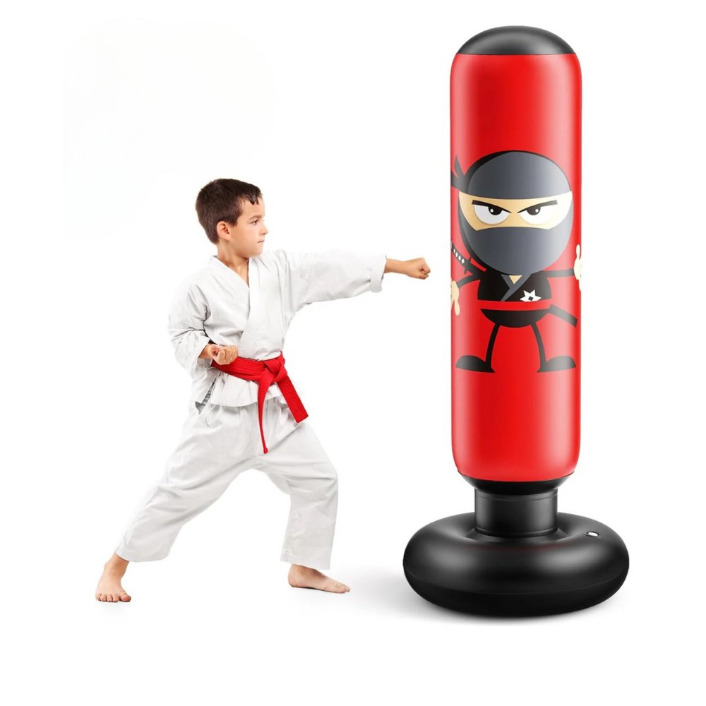 BowLift | Free Standing Punching Bag PowerPunch – Safe Inflatable Punching Bag for Children 2–15 years