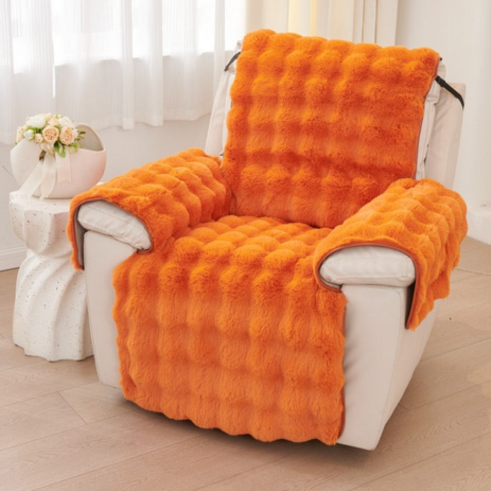 BowLift | Faux Fur Recliner Sofa Cover
