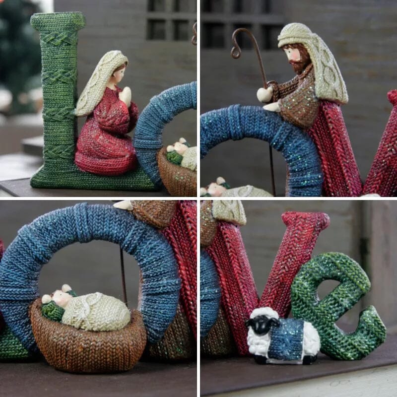 BowLift | Handicraft Family Nativity Statue