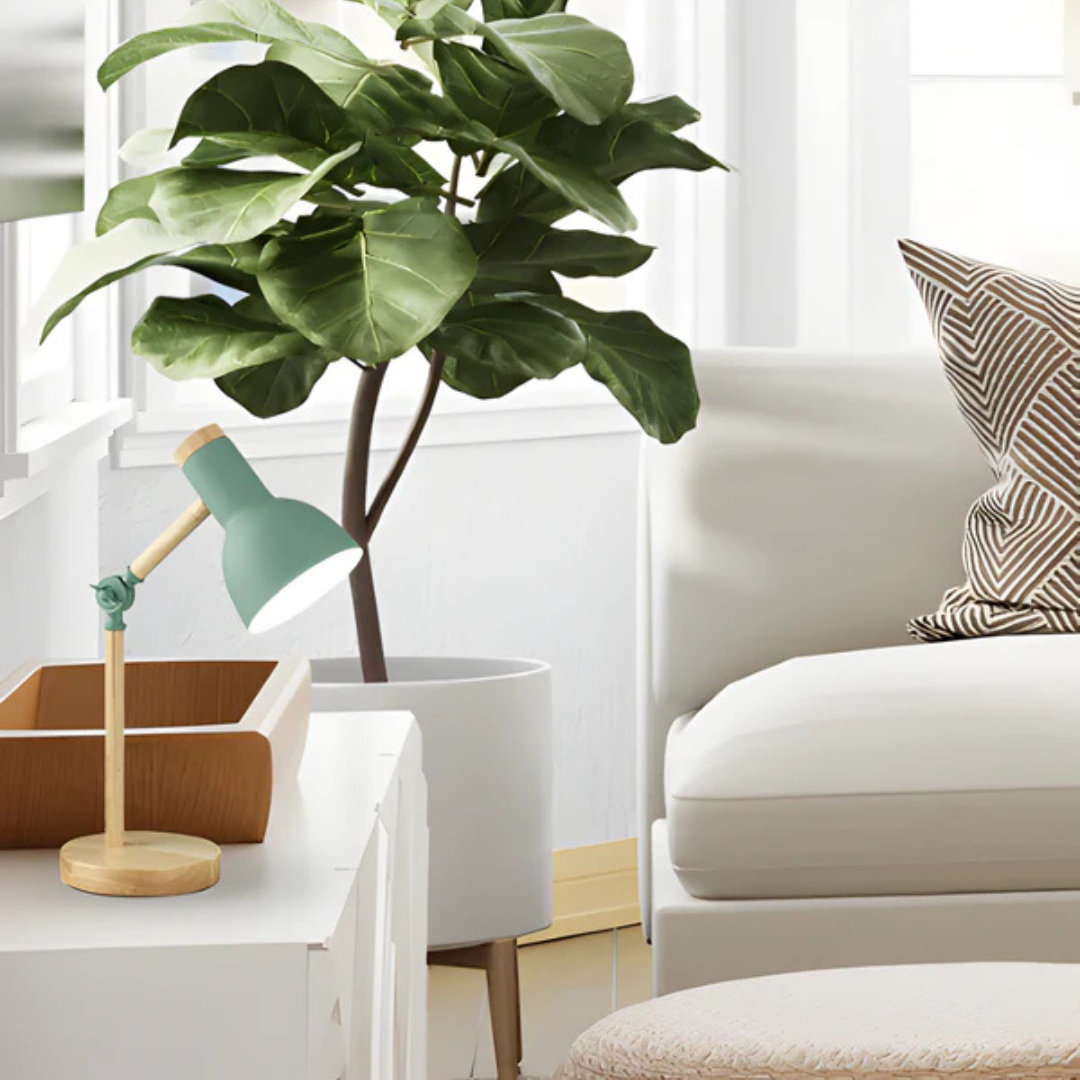 BowLift | Adjustable Macaron LED Table Lamp Made of Wood