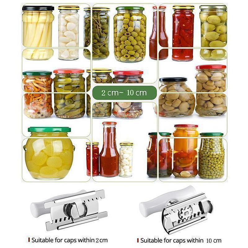 BowLift | Adjustable Stainless Steel Bottle Opener Can Seal