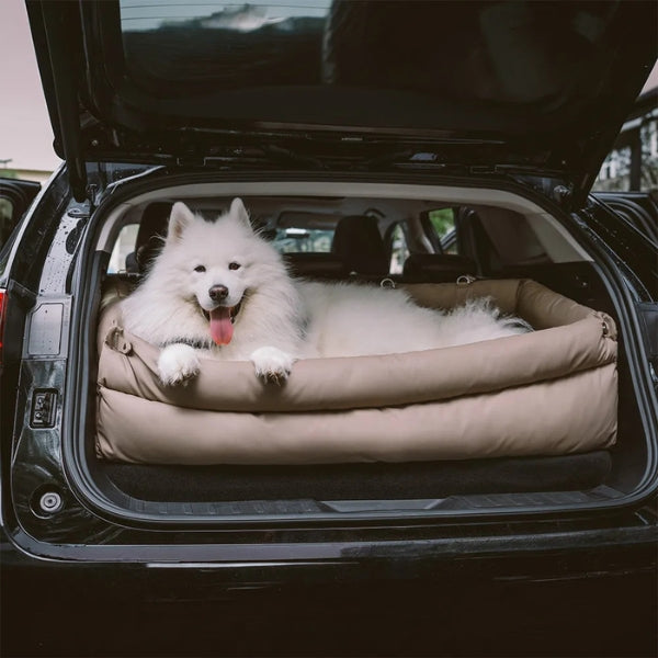 BowLift | Large Deluxe Car Dog Bed | Back Seat Extender & Car Seat Protection