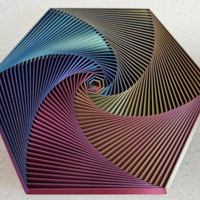BowLift | 3D-printed Fractal Fidget Hexagon