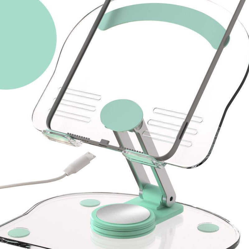 BowLift | Folding transparent acrylic tablet stand