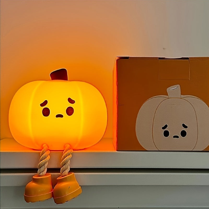BowLift | LED night light in the shape of a pumpkin, USB rechargeable
