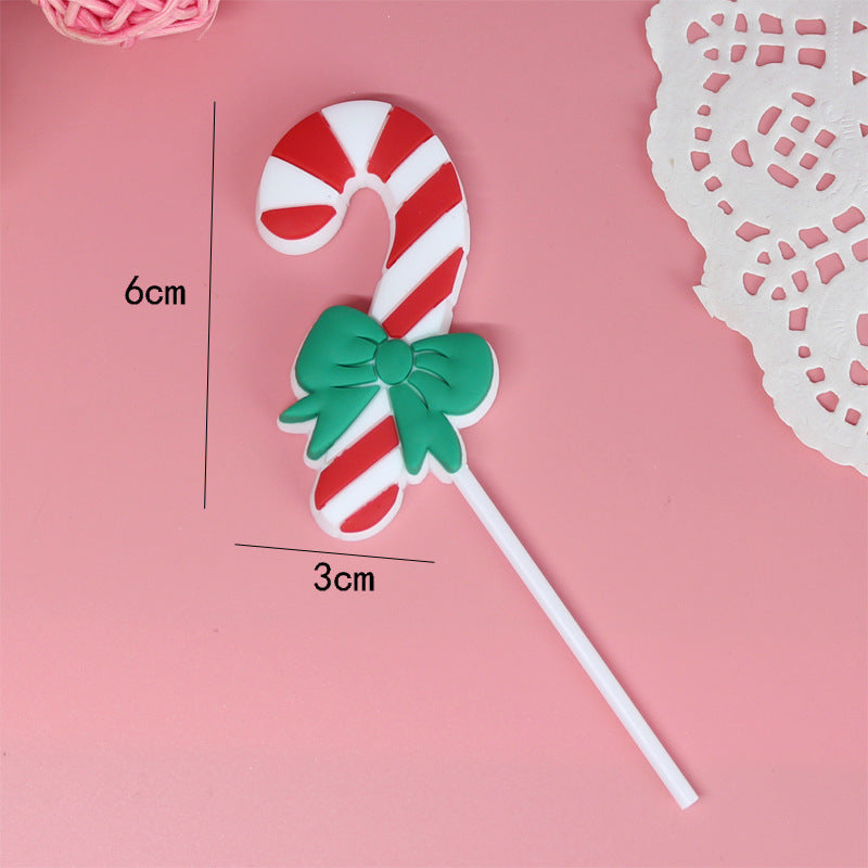BowLift | Soft Plastic Christmas Cake Decoration Ornaments