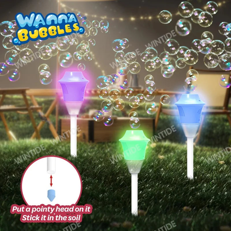 BowLift | Bubble Lamp with LED Lights & Music | Portable Leak-Proof Party Decor | 30×19cm