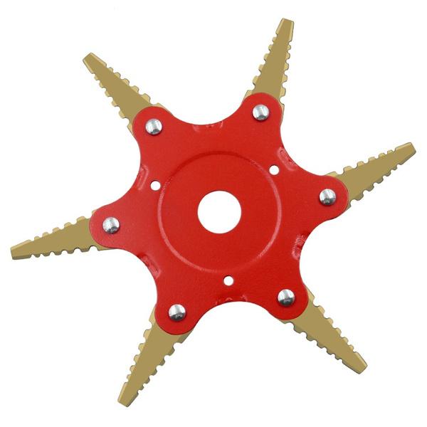 BowLift | 6 Blades Lawn Mower Blade Metal Brush Cutter Blades Trimmer Blade