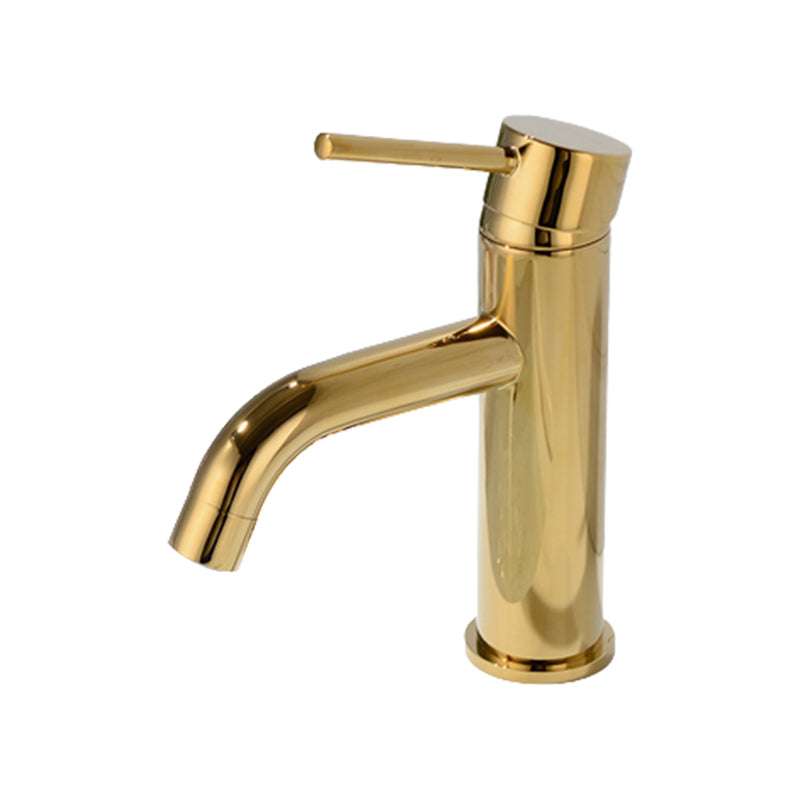 BowLift | Modern 1-Hand Basin Faucet Gold Brushed Sink Faucet Brass