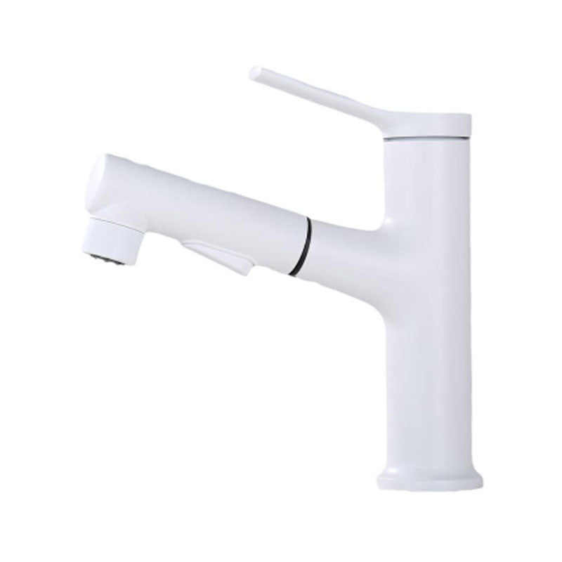 BowLift | Contemporary Single Handle Faucet Retractable Sink Faucet with Lever Handle