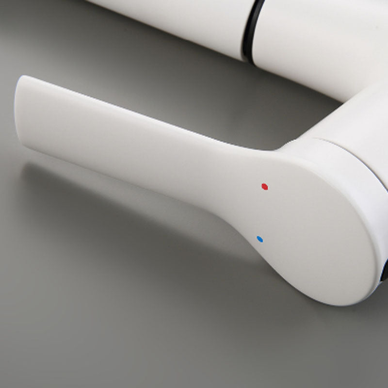 BowLift | Contemporary Single Handle Faucet Retractable Sink Faucet with Lever Handle