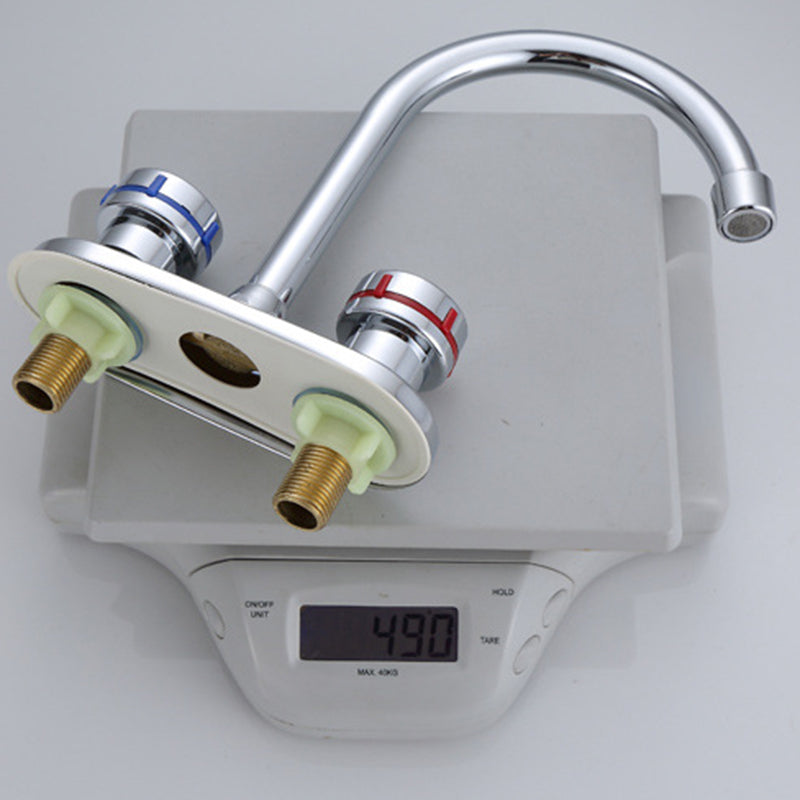 BowLift | 1or2-Handle Brushed Nickel Widespread Faucet 2 Hole Center Set Sink Faucet