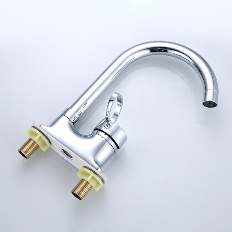 BowLift | 1or2-Handle Brushed Nickel Widespread Faucet 2 Hole Center Set Sink Faucet