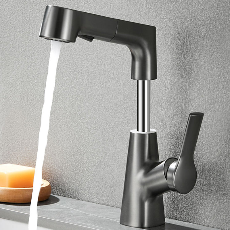 BowLift | Modern 1-Lever Sink Faucet Round Basin Faucet Brass