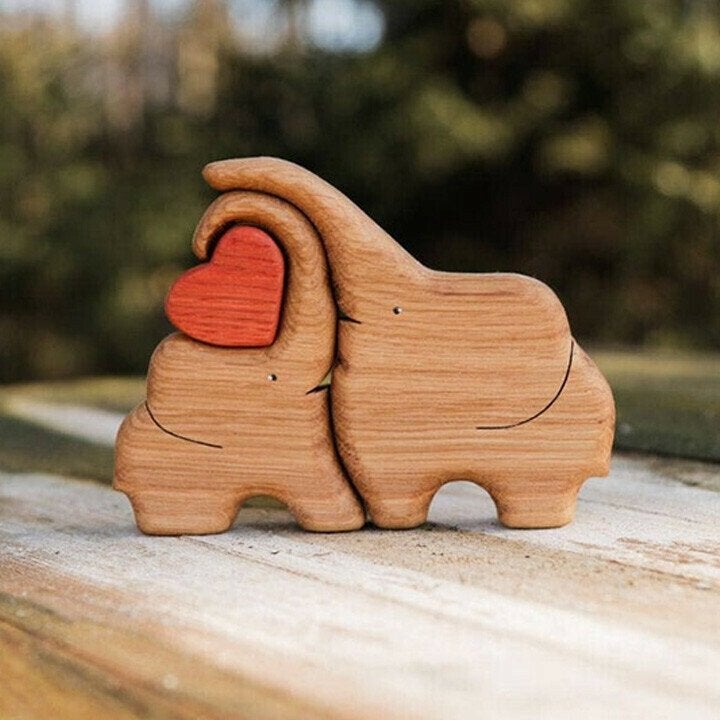BowLift | Hand-carved wooden plush toys decoration
