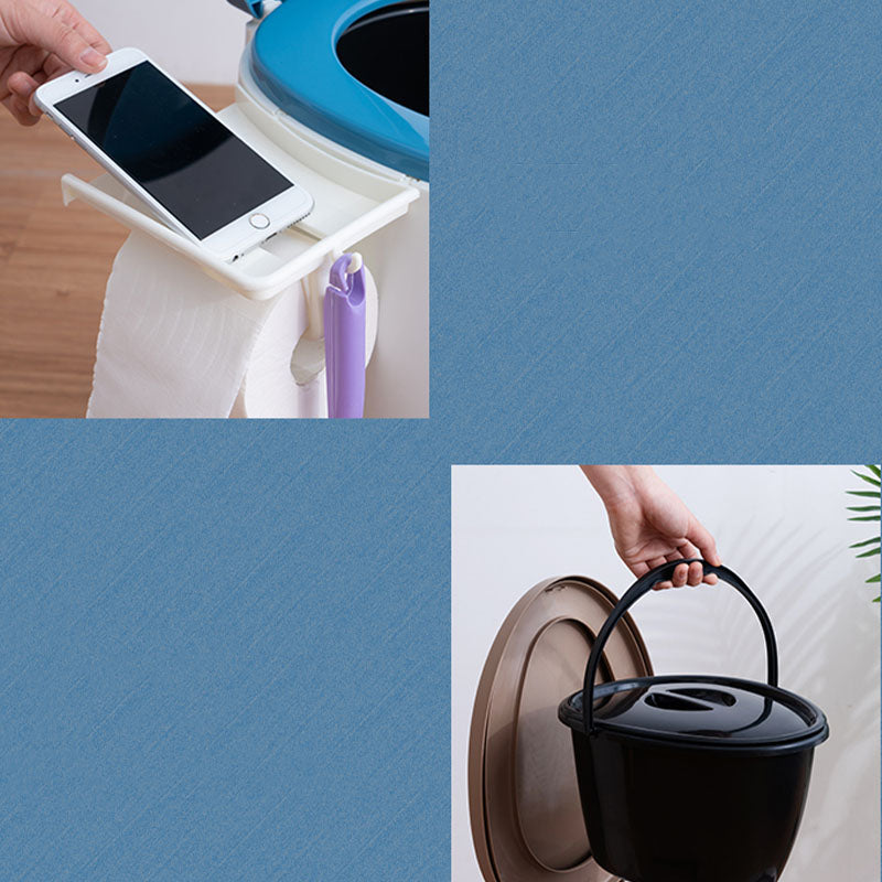 BowLift | Contemporary plastic floor-mounted toilet bowl with toilet seat for the bathroom