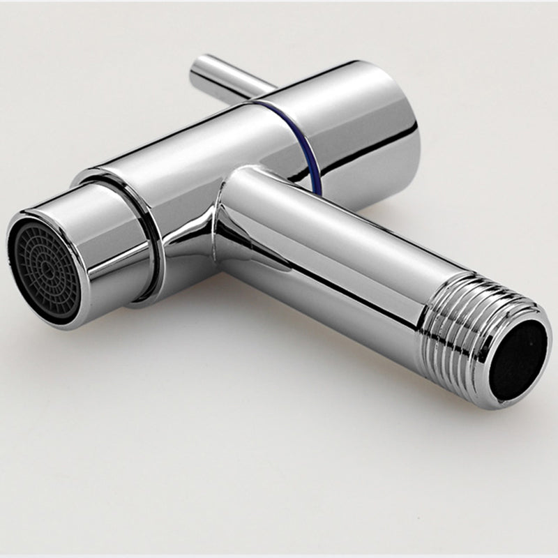 BowLift | Contemporary Wall-Mounted Bathroom Faucet Single Hole Low Arc Solid Brass Circular Faucet