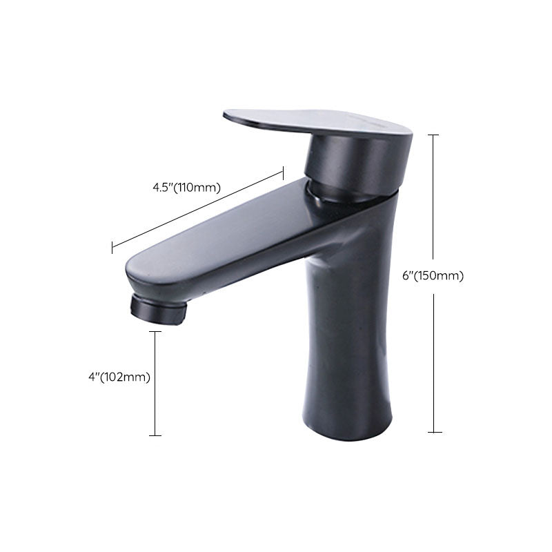 BowLift | Contemporary Stainless Steel Sink Faucet Lever Handles Low Arc Sink Faucet
