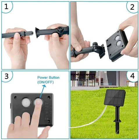 BowLift | 300 LED Lumify Solar Fairy Lights - Warm White Lights for Garden Decor