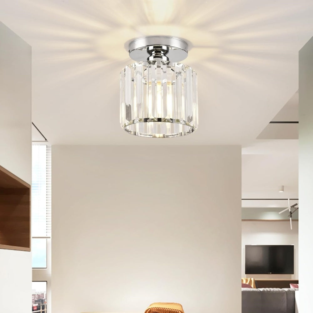 BowLift | Ceiling Light Crystal Flush Mount Modern Fixture