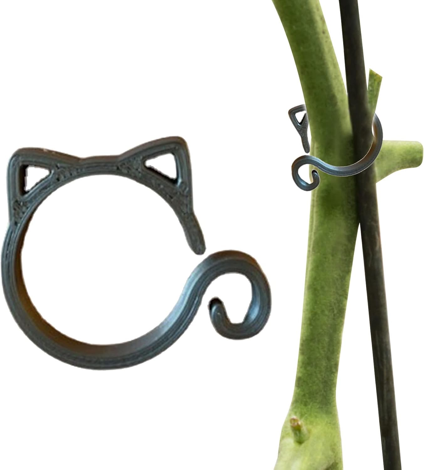 BowLift | Cat-shaped Plant Clip – Cute Plant Support for Garden and House Plants