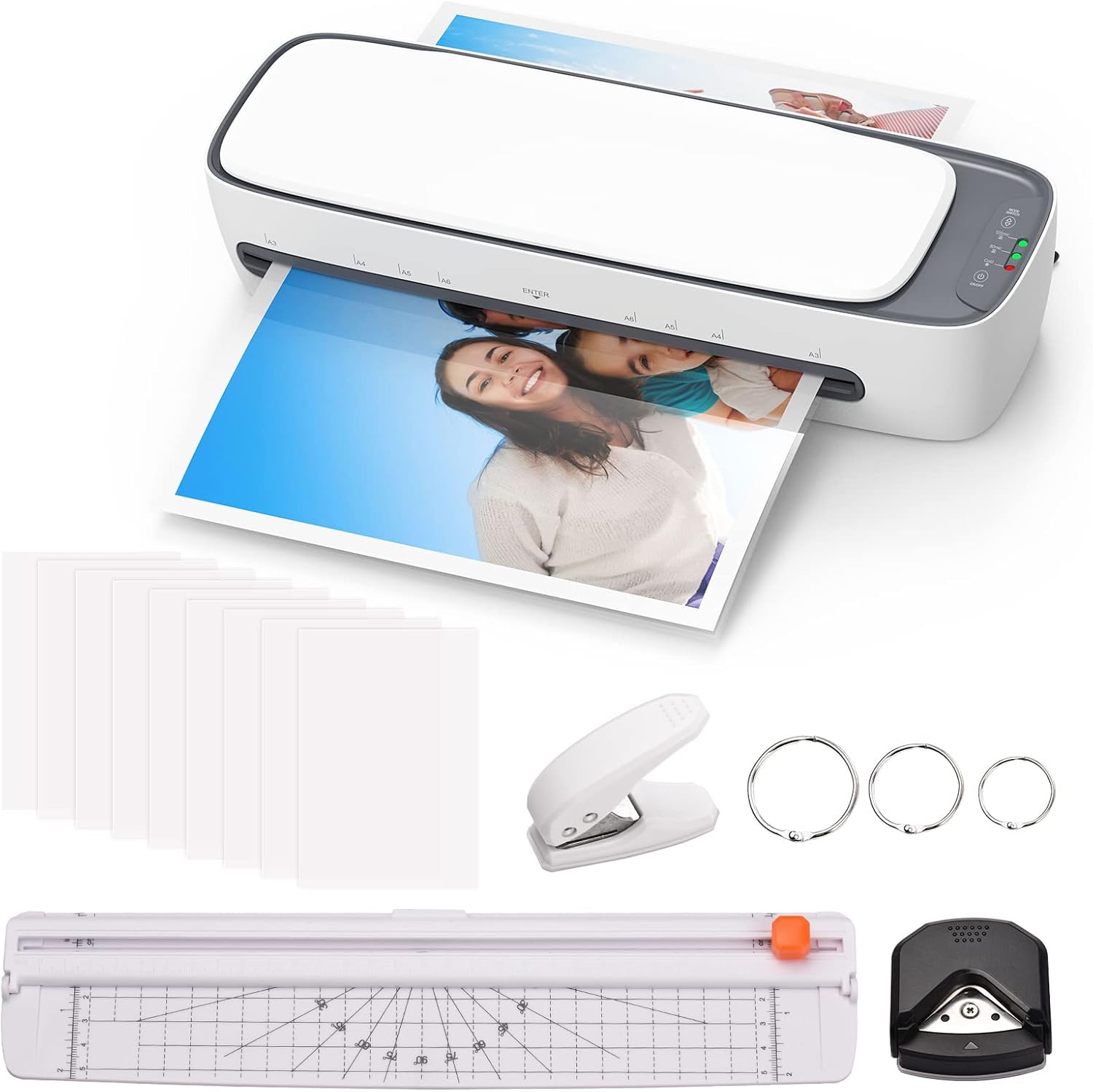BowLift | A3 Desktop Laminator Set with Hot & Cold Modes and 6-in-1 Functions – Lexaro