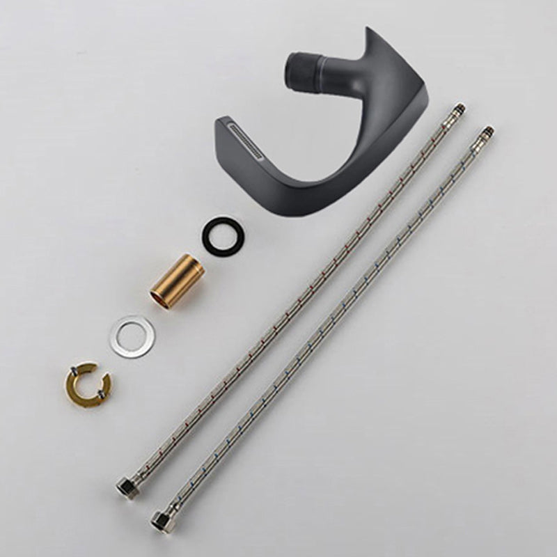 BowLift | Contemporary Container Copper Brass Knob Handle Low Arch Container Faucet