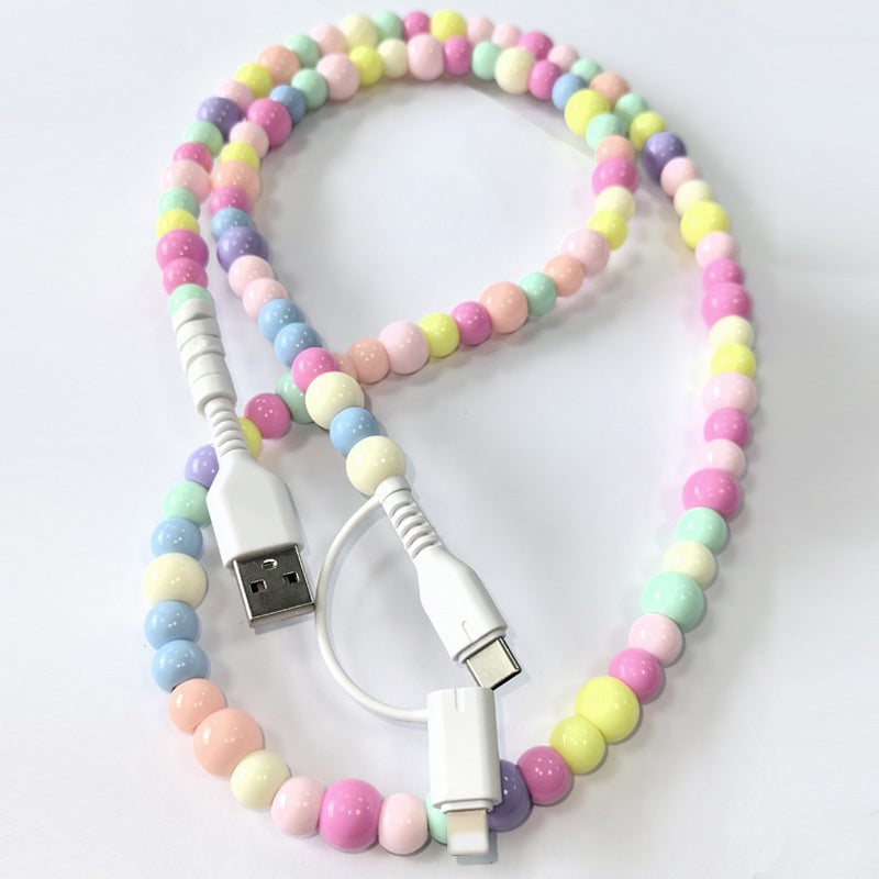 BowLift | Creative Beaded 2-in-1 Data Cable