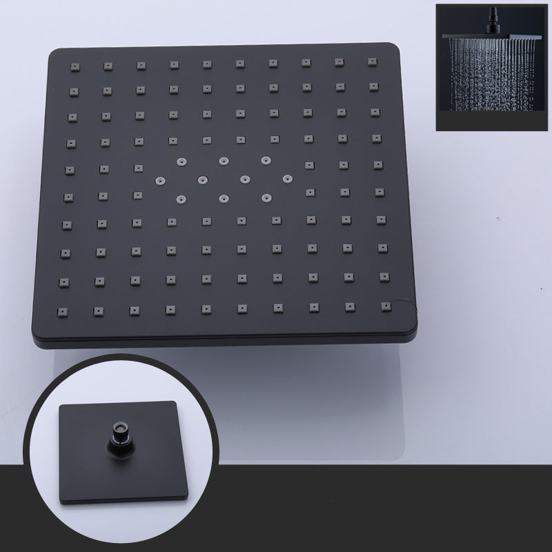 BowLift | Contemporary Style Shower Head Plastic Fixed Shower Head in Round and Square Shape