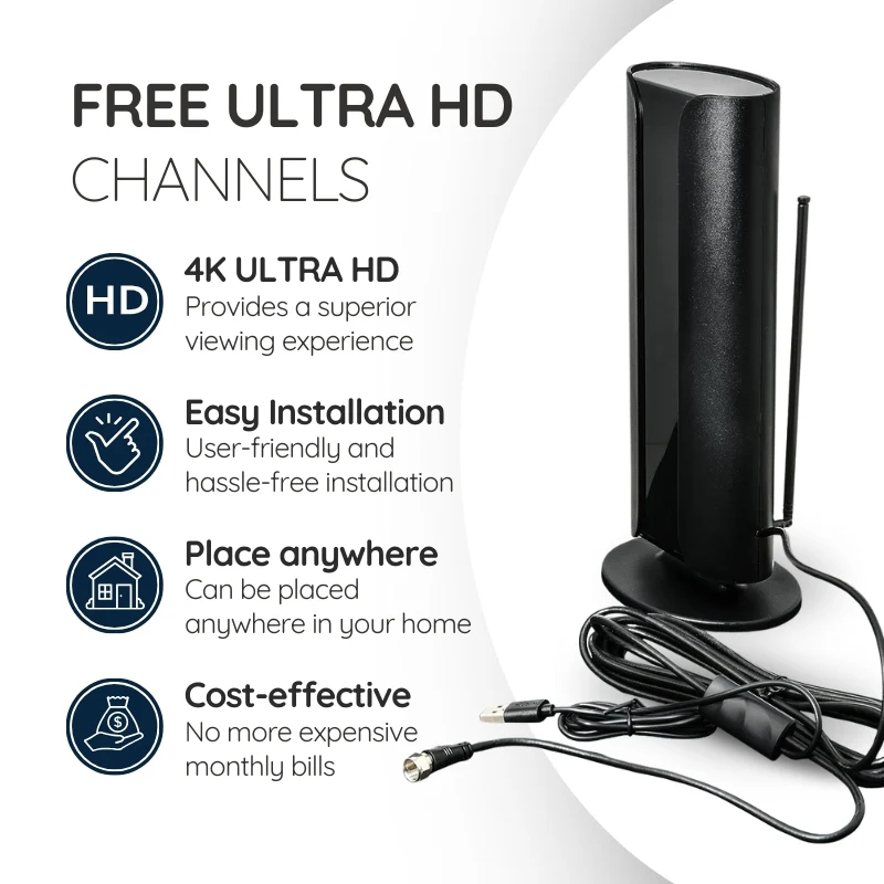 BowLift | 2025 Edition Premium Indoor Antenna - 360 Mile Range