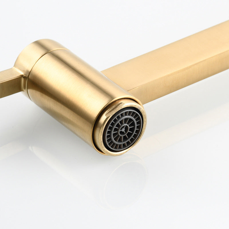 BowLift | Beautiful Wall Mounted Brass Fixtures Stain Resistant Wall Mounted Bathroom Faucet