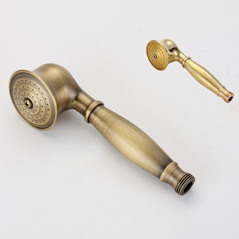 BowLift | Traditional Handheld Shower Head with Hose Polished Brass Wall Mounted Shower Head