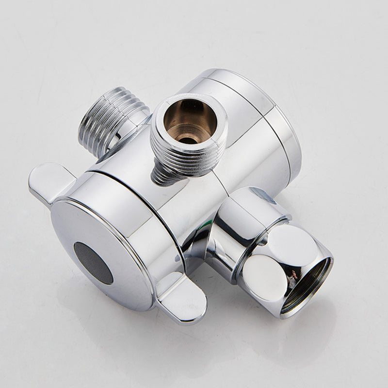 BowLift | Silver Square Double Shower Head Modern Water Filtration Wall Mounted Shower Head