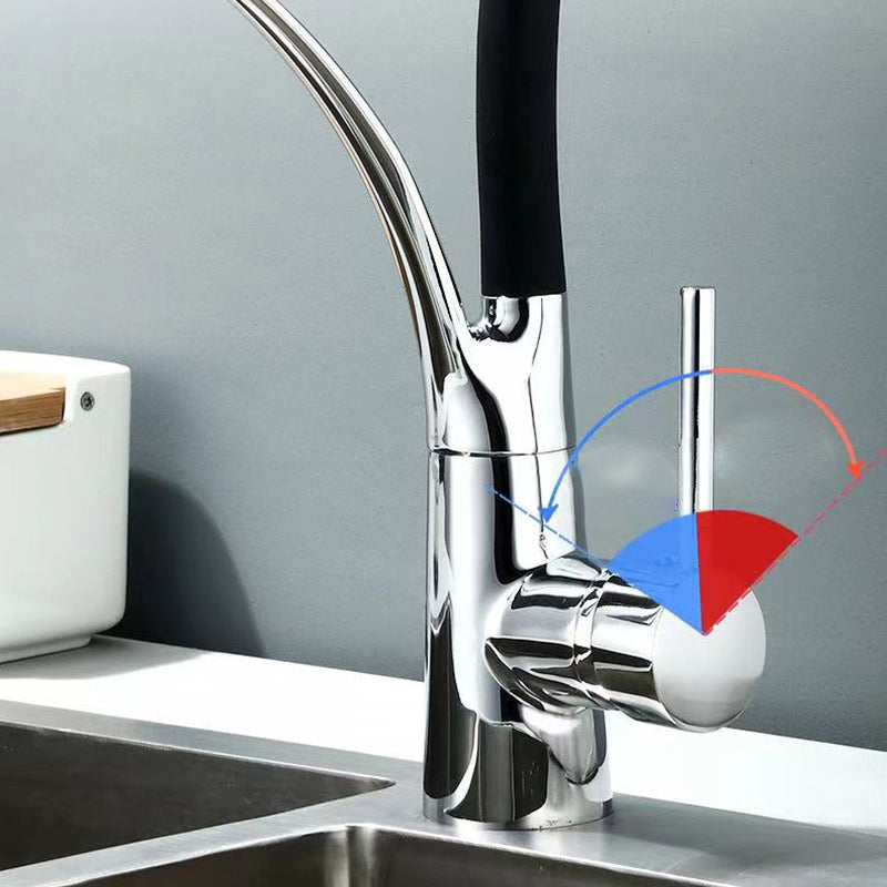BowLift | Modern 1-Hand Faucets Copper Touchless with Water Dispenser Standard Kitchen Faucet