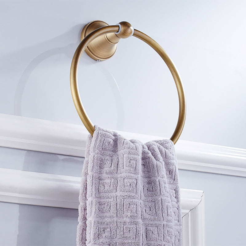 BowLift | Metal Bathroom Set 4-Piece Traditional Style Gold Bathroom Hardware Set