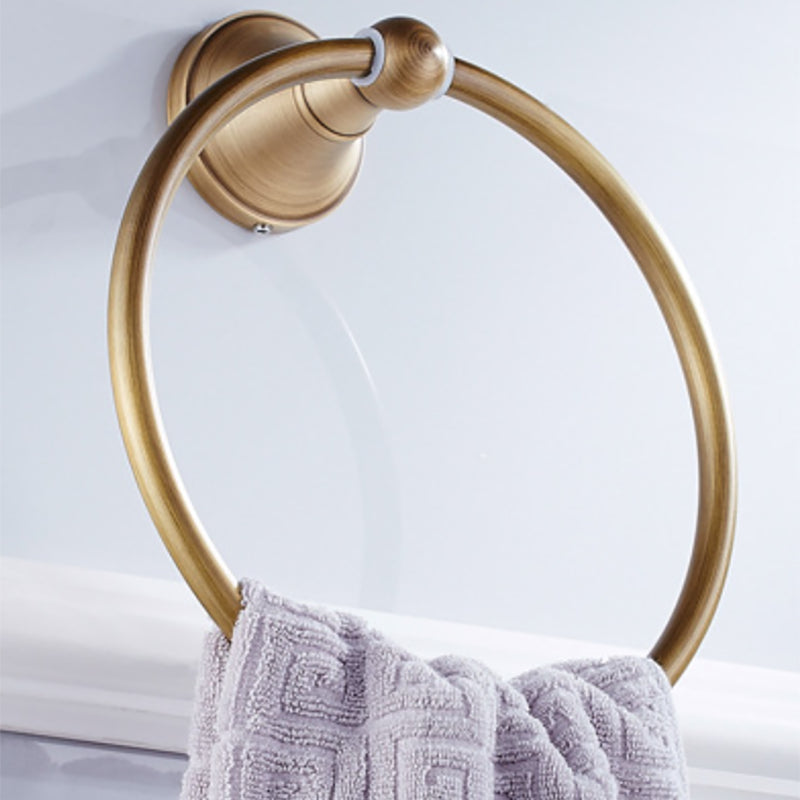 BowLift | Metal Bathroom Set 4-Piece Traditional Style Gold Bathroom Hardware Set