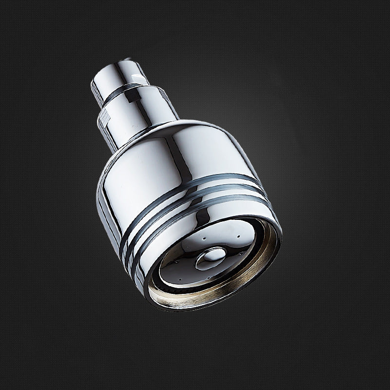 BowLift | Round shower head made of stainless steel in silver wall-mounted shower head