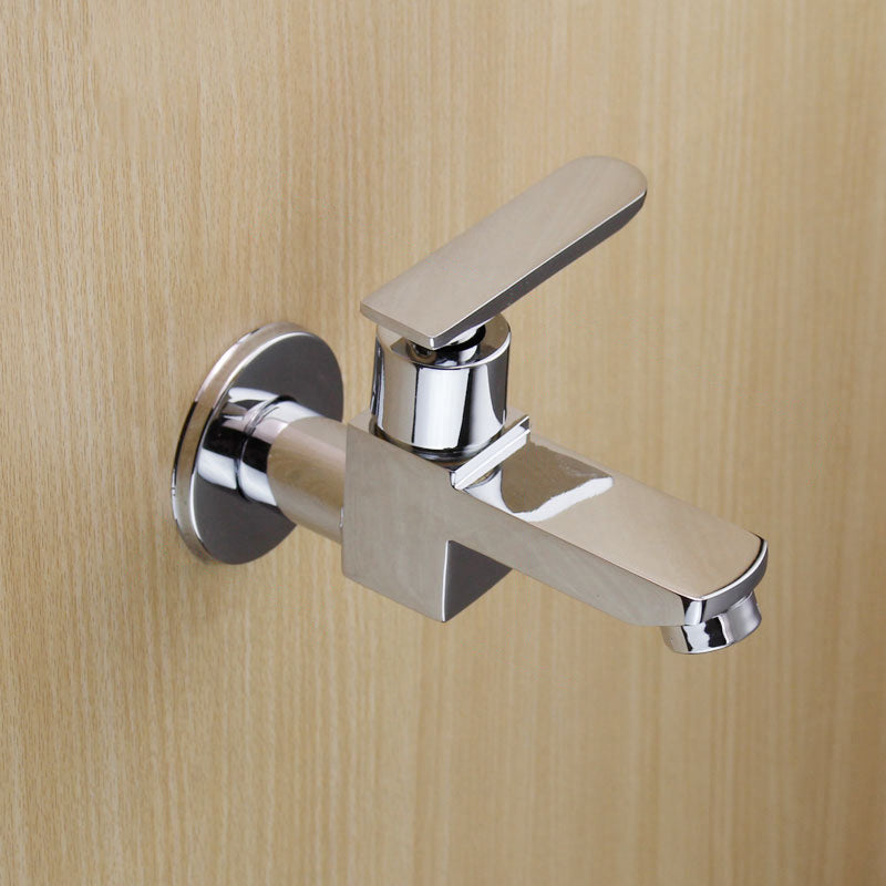 BowLift | Contemporary Wall-Mounted Bathroom Faucet Lever Handles Solid Brass Faucet