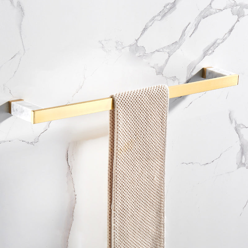 BowLift | Metal and Marble Bathroom Accessory Single or in Set in Gold