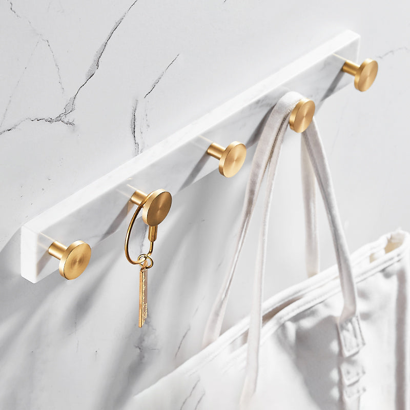 BowLift | Metal and Marble Bathroom Accessory Single or in Set in Gold