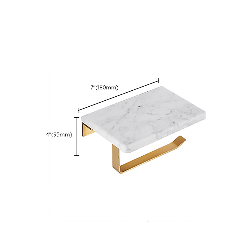 BowLift | Metal and Marble Bathroom Accessory Single or in Set in Gold