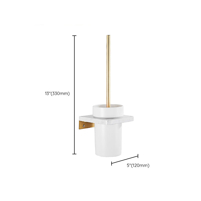 BowLift | Metal and Marble Bathroom Accessory Single or in Set in Gold