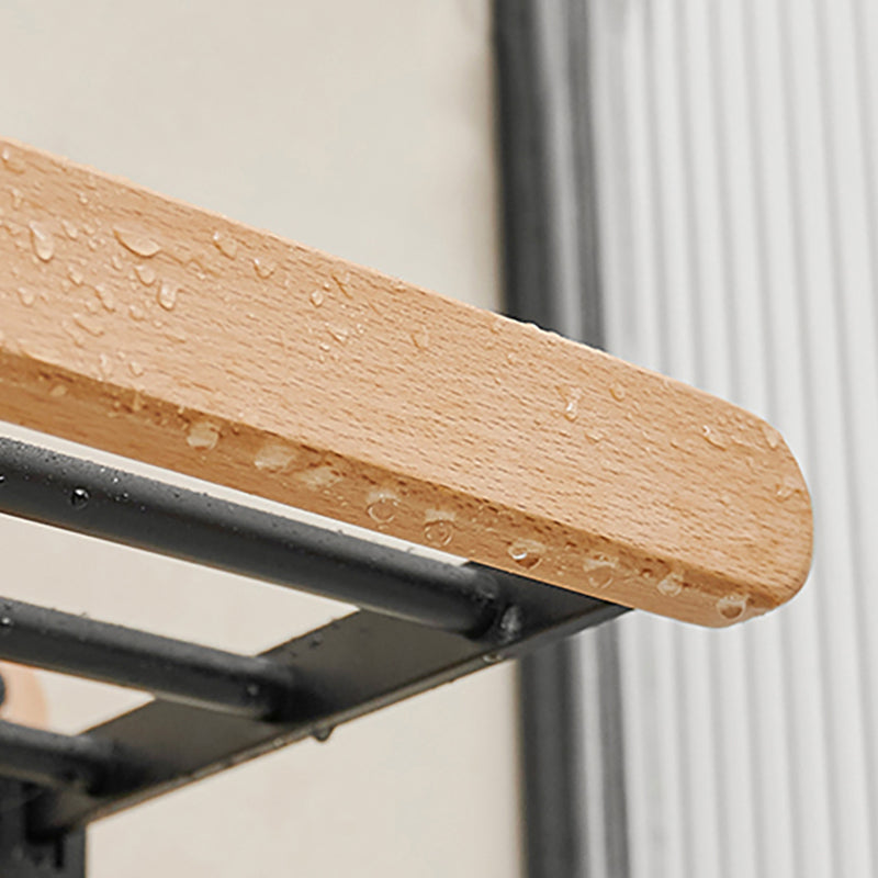 BowLift | Metal and wood bathroom accessories as a single piece or in a set in black