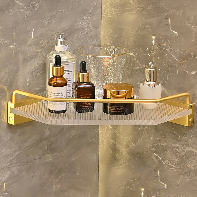 BowLift | Metal and acrylic bathroom accessories as a single piece or in a set in gold